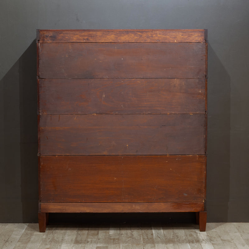 Rare Double Globe-Wernicke 4 Stack Lawyer's Bookcase c.1900-1915