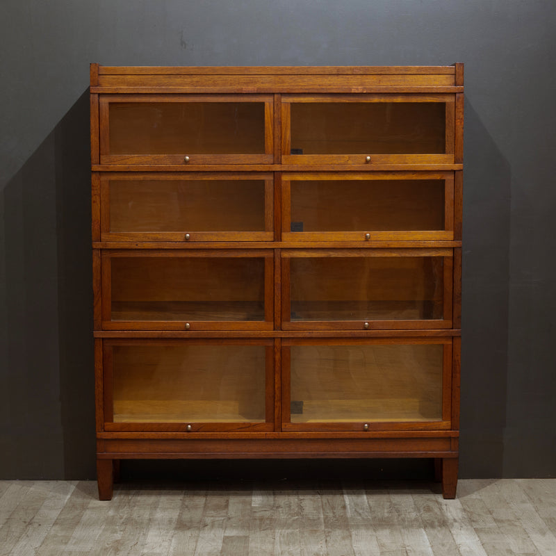 Rare Double Globe-Wernicke 4 Stack Lawyer's Bookcase c.1900-1915