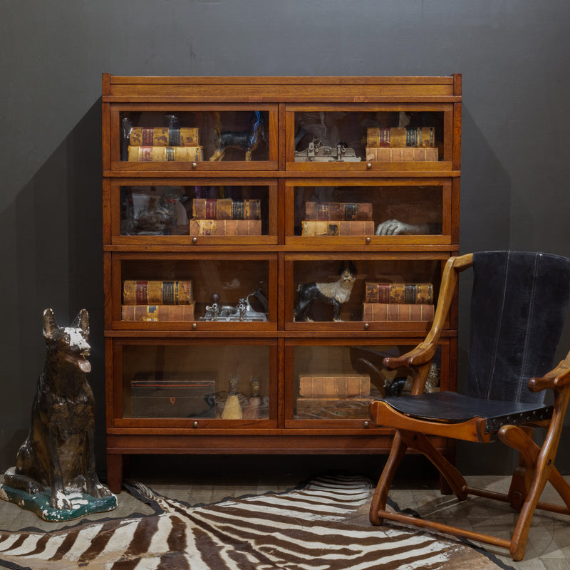 Rare Double Globe-Wernicke 4 Stack Lawyer's Bookcase c.1900-1915