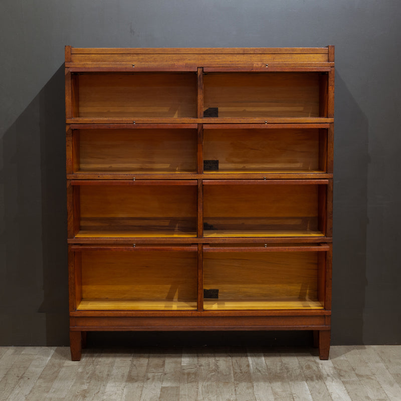 Rare Double Globe-Wernicke 4 Stack Lawyer's Bookcase c.1900-1915