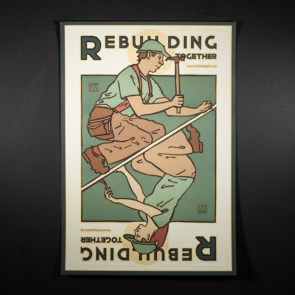David Lance Goines, Rebuilding, Poster 2006 | S16 Home