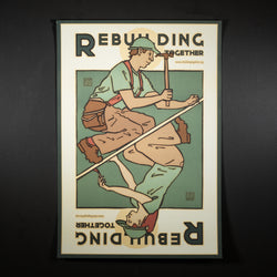 David Lance Goines, Rebuilding, Poster 2006