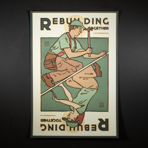 David Lance Goines, Rebuilding, Poster 2006