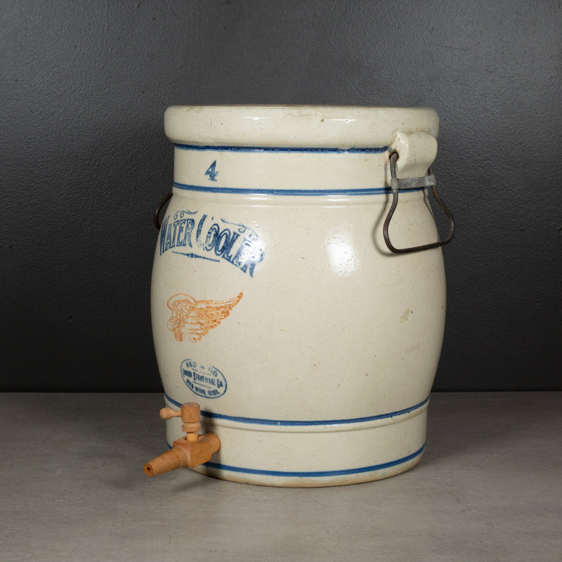 Red Wing Union Stoneware Company 4 Gallon Water Cooler Crock c.1909-1915