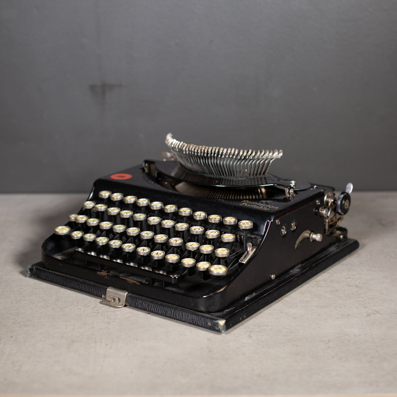 Q*ャ様 IFU-427 英国アンティーク REMIGTON タイプライター イ Antique Remington Portable Model No. 1 Typewriter and Case c.1920