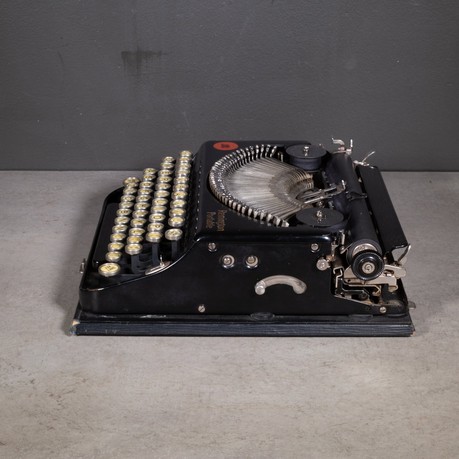 Antique Remington Portable Model No. 1 Typewriter and Case c.1920