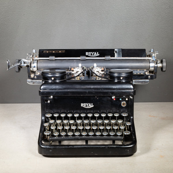 Antique Royal Standard Typewriter with Ribbon Covers c.1938