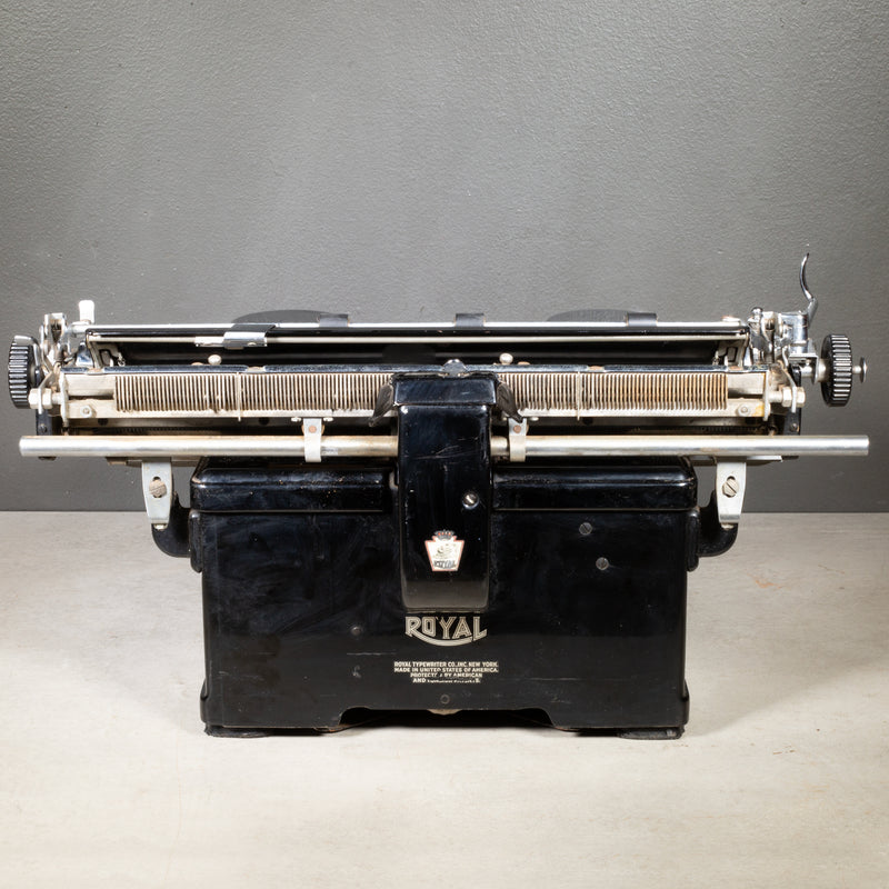 Antique Royal Standard Typewriter with Ribbon Covers c.1938