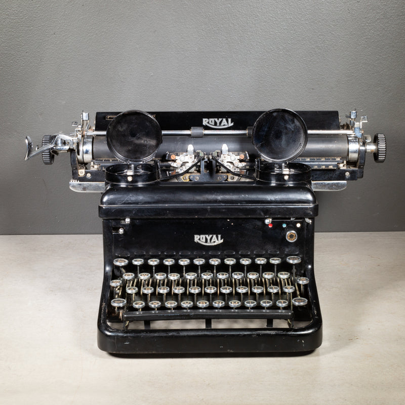 Antique Royal Standard Typewriter with Ribbon Covers c.1938