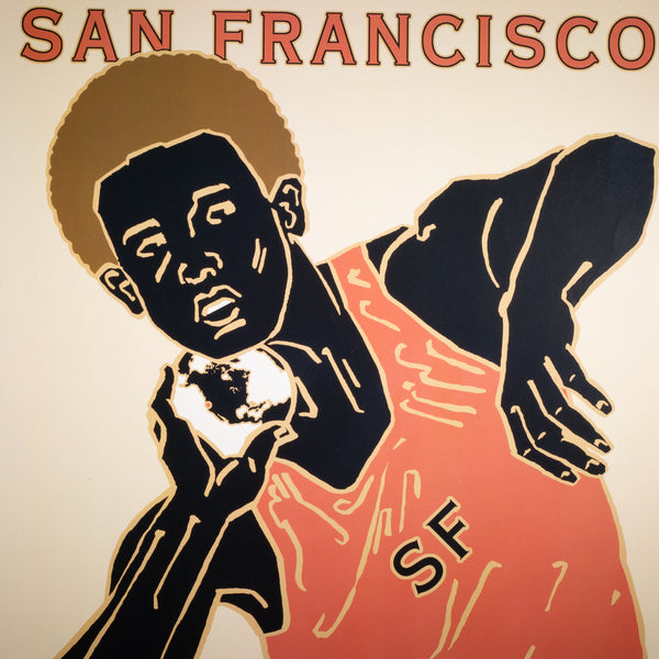 Original San Francisco Olympic Summer Games Poster, 2002 by David Lance Goines