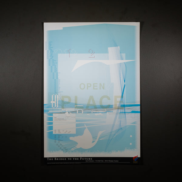 Original San Francisco Olympic Summer Games Poster, 2002 by Jean Orlebeke