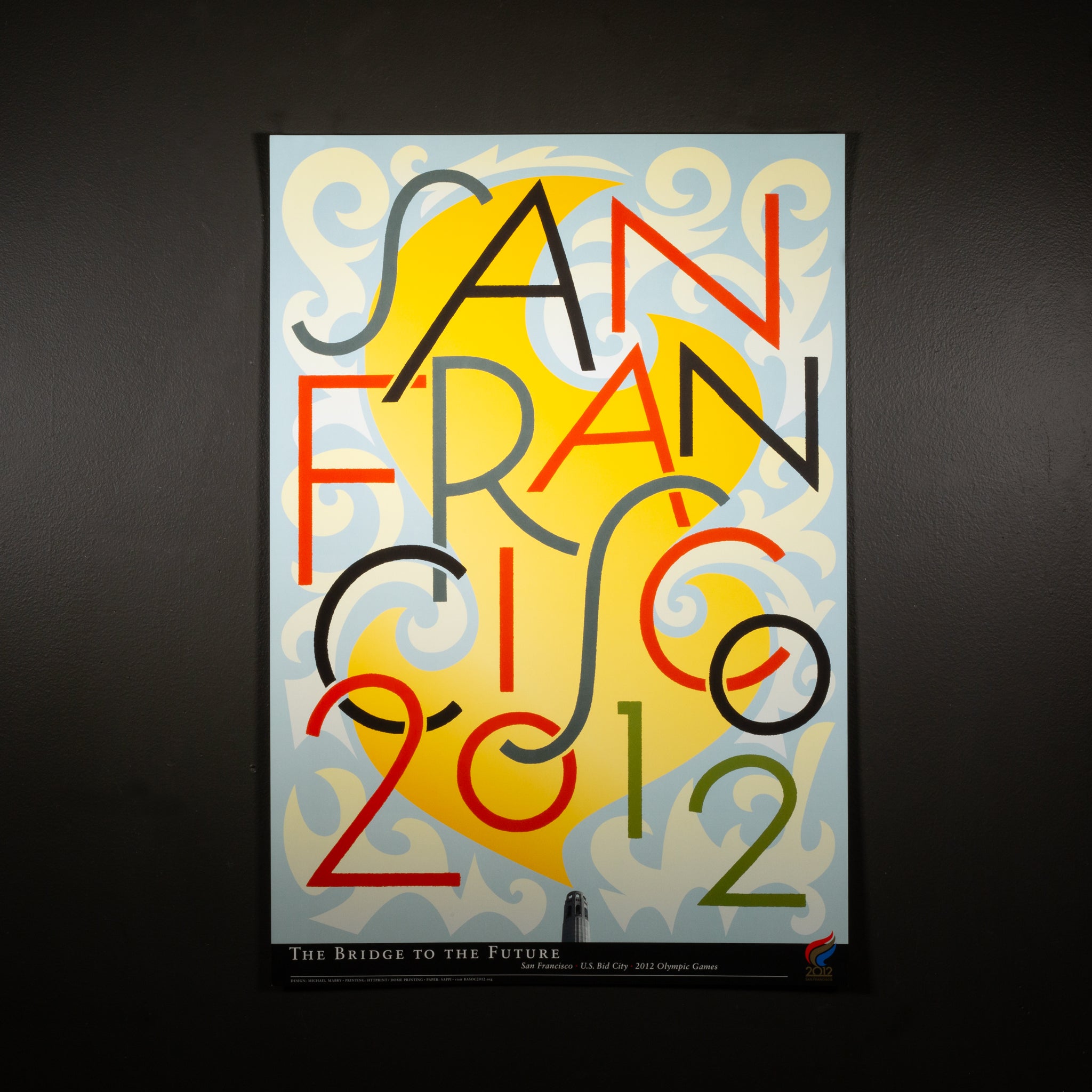 Original San Francisco Olympic Summer Games Poster, 2002 by