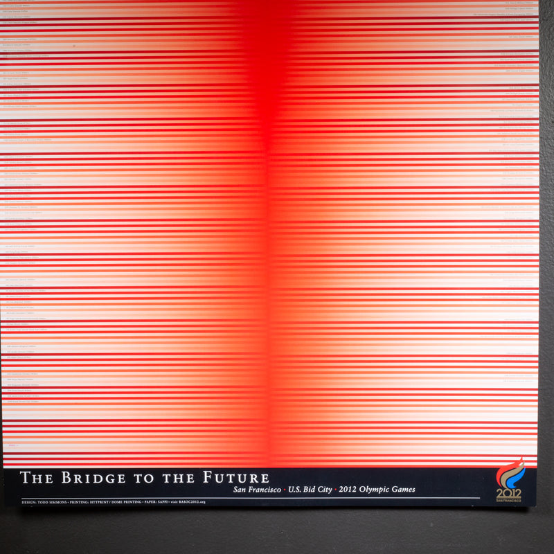 Original San Francisco Olympic Summer Games Poster, 2002 by Todd Simmons