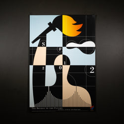 Original San Francisco Olympic Summer Games Poster, 2002 by Michael Vanderbyl