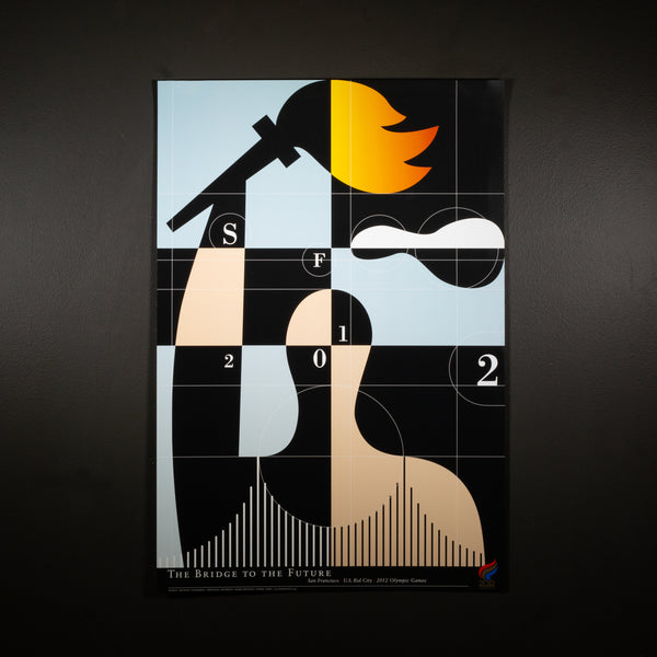 Original San Francisco Olympic Summer Games Poster, 2002 by Michael Vanderbyl