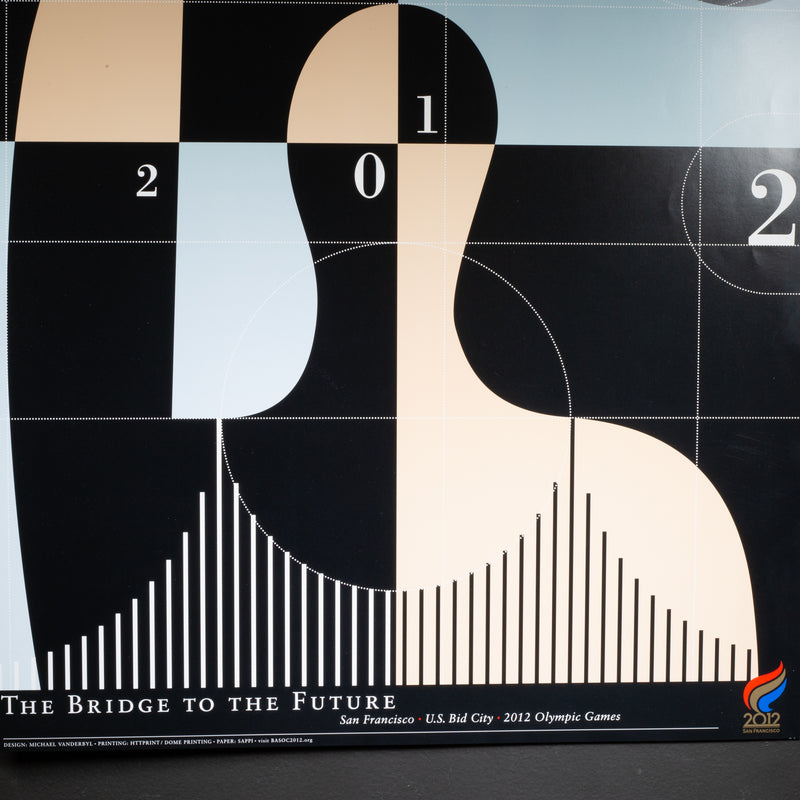 Original San Francisco Olympic Summer Games Poster, 2002 by Michael Vanderbyl
