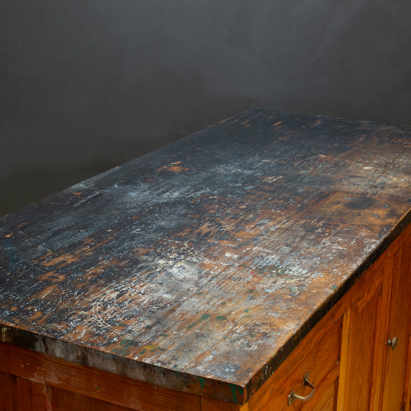 Antique Chemistry Class Industrial Cabinet c.1920-1940