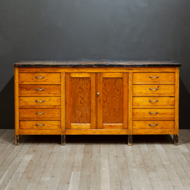 Antique Chemistry Class Industrial Cabinet c.1920-1940
