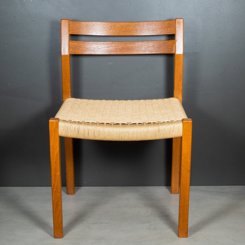 Mid-Century J.L. Moller Model #404 Danish Dining Chairs c.1974