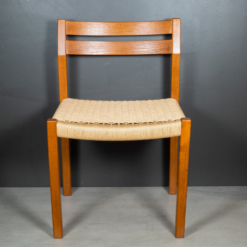 Mid-Century J.L. Moller Model #404 Danish Dining Chairs c.1974