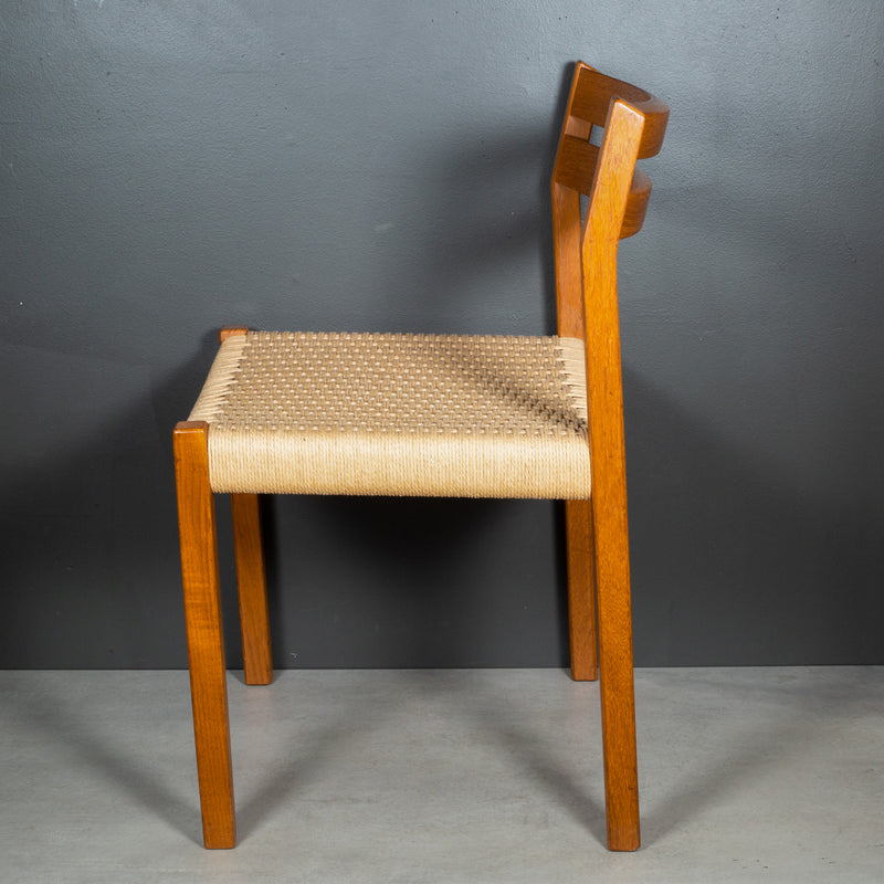 Mid-Century J.L. Moller Model #404 Danish Dining Chairs c.1974