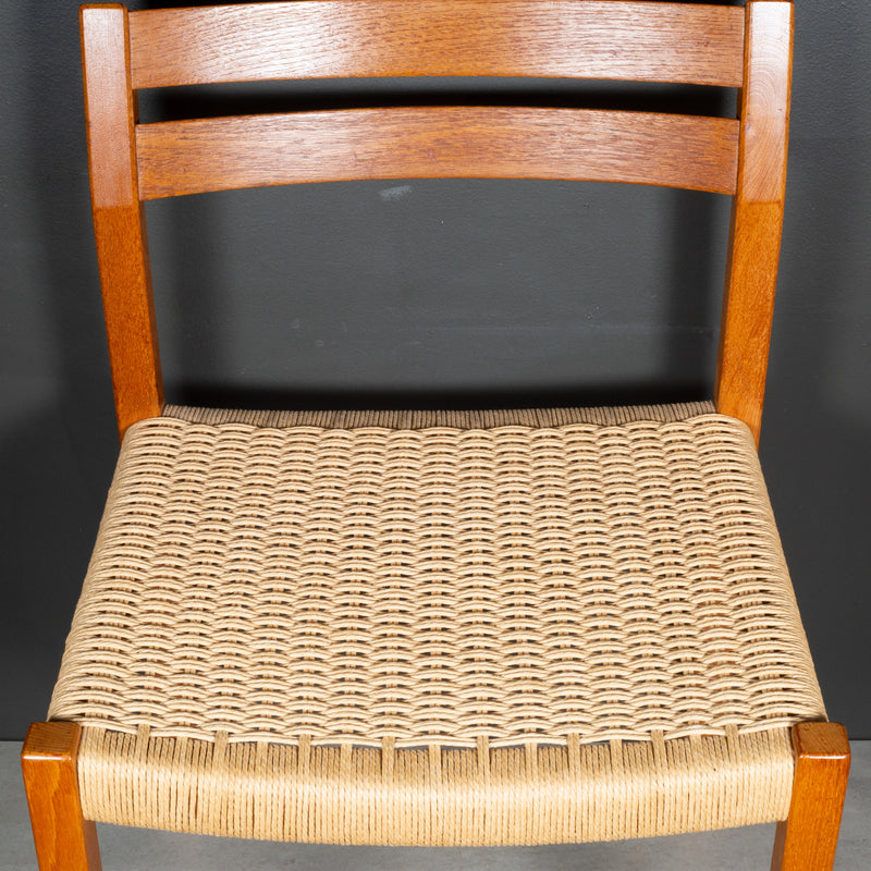 Mid-Century J.L. Moller Model #404 Danish Dining Chairs c.1974