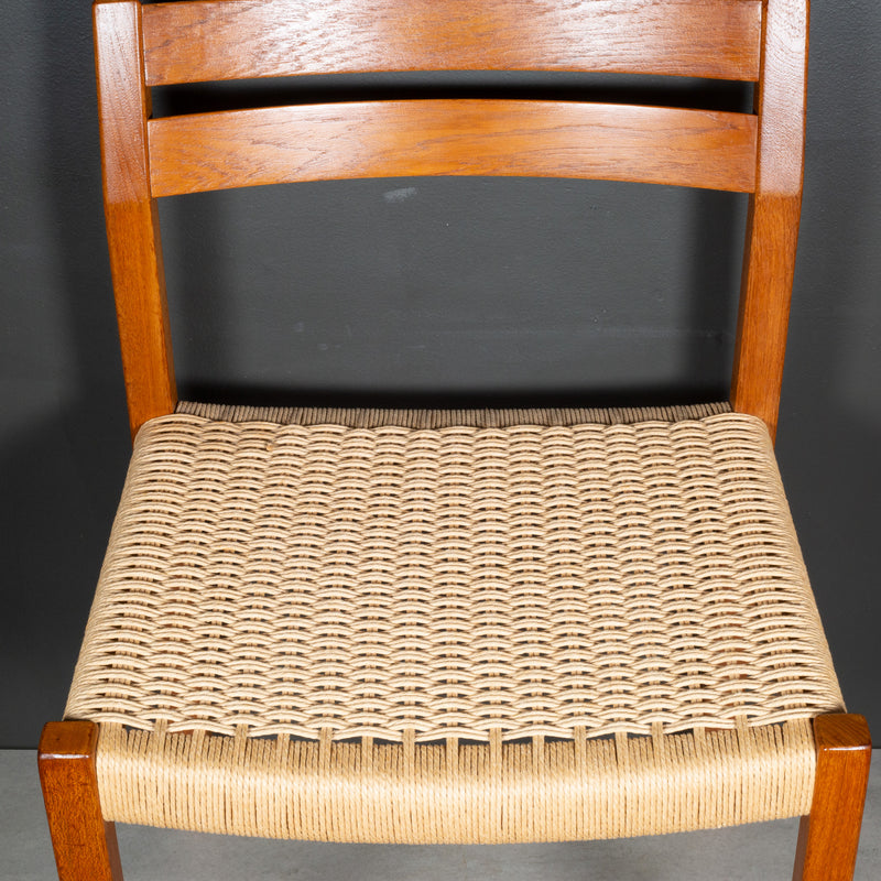 Mid-Century J.L. Moller Model #404 Danish Dining Chairs c.1974