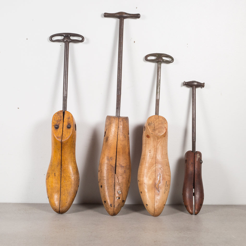 Antique Wood and Cast Iron Shoe Stretchers S16 Home