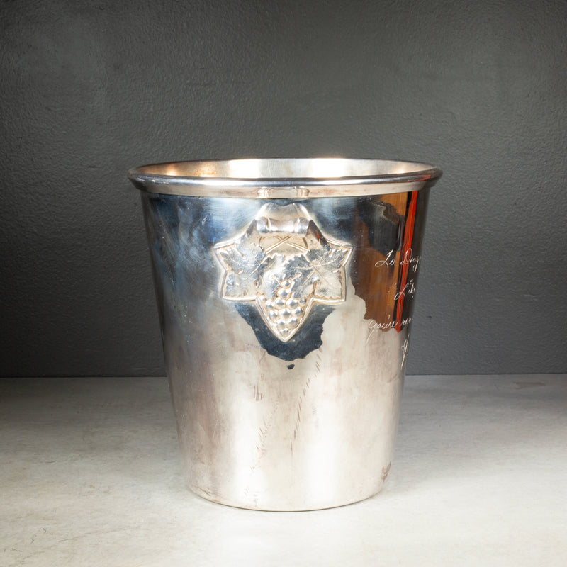Silver Plate Saks Fifth Avenue Champagne Ice Bucket