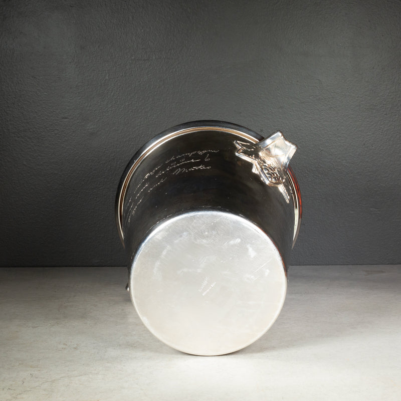 Silver Plate Saks Fifth Avenue Champagne Ice Bucket