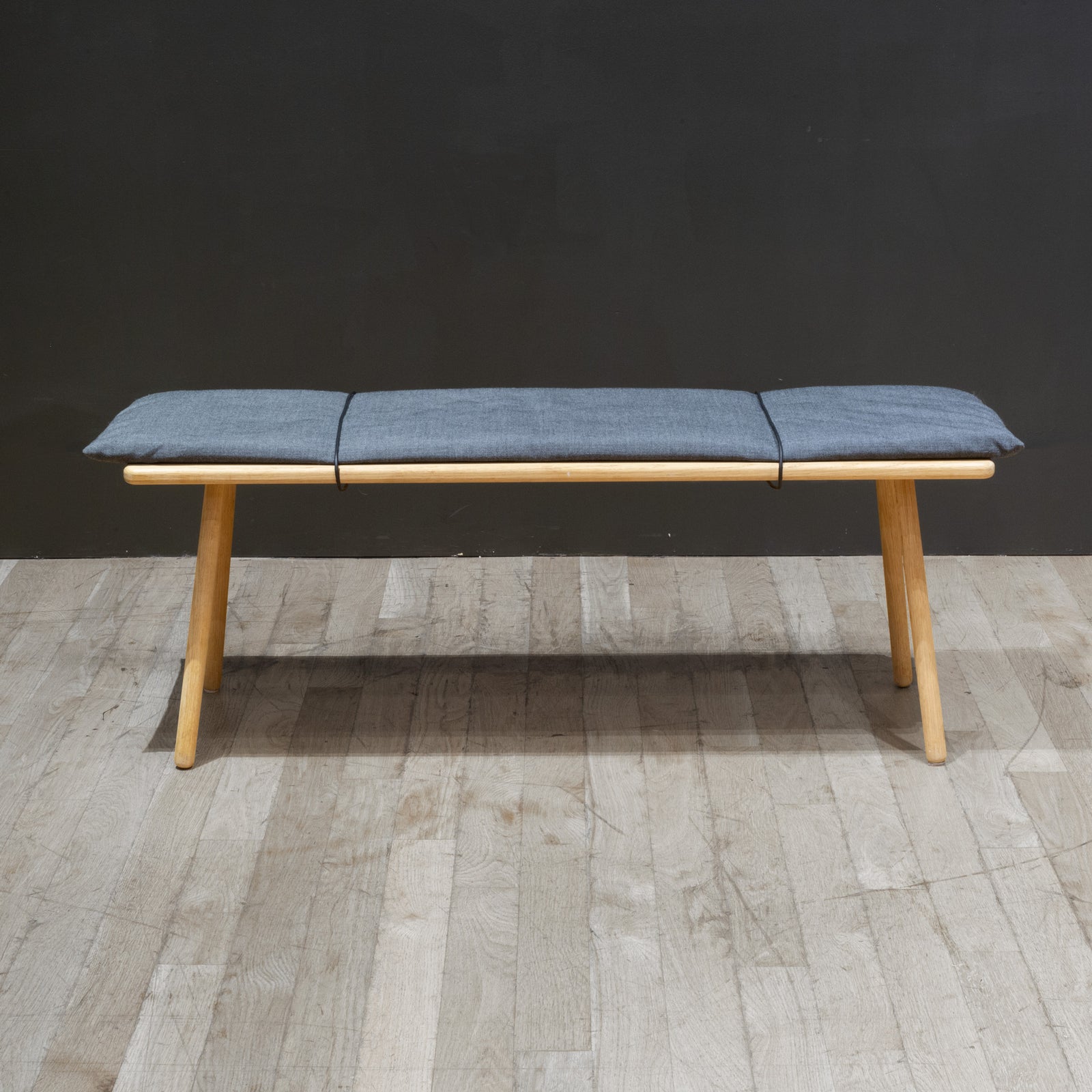 Mid-century T.H. Robsjohn-Gibbings Leather Bench c.1950 | S16 Home