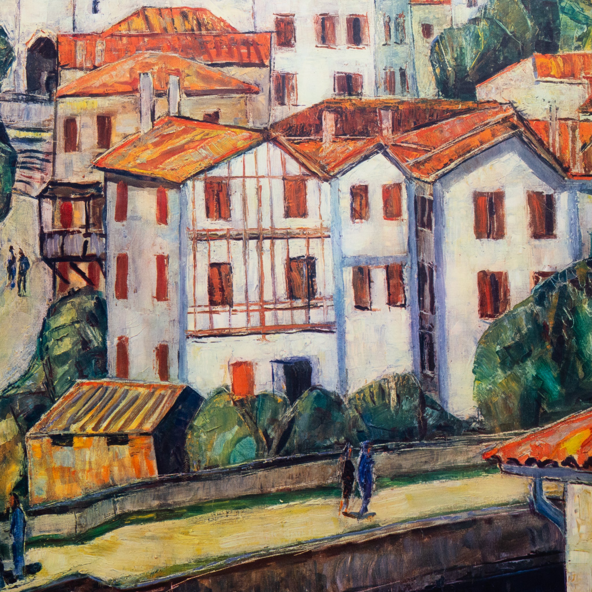 Original Restored French Travel Poster, The Basque Country c.1964