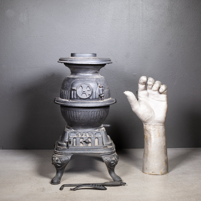 19th c. Spark Salesman's Sample Pot Belly Stove