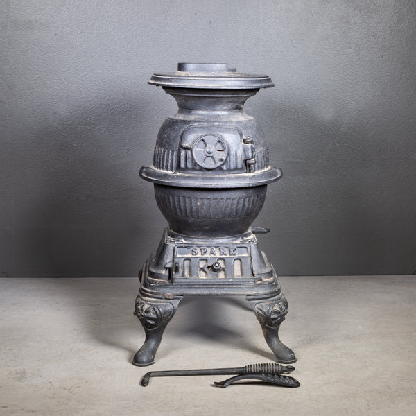 19th c. Spark Salesman's Sample Pot Belly Stove