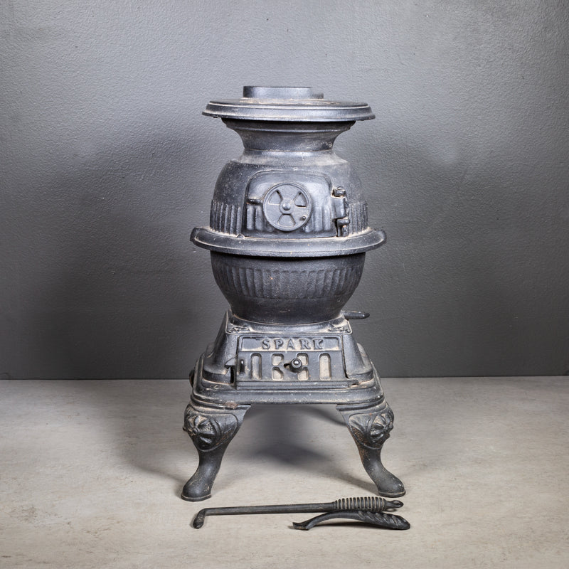 19th c. Spark Salesman's Sample Pot Belly Stove