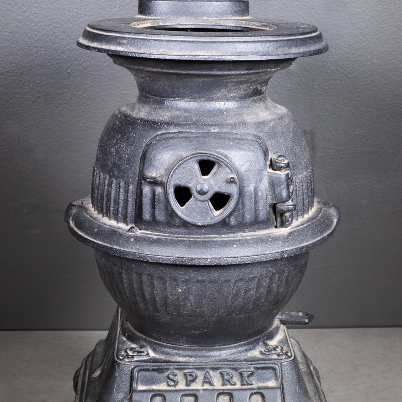 19th c. Spark Salesman's Sample Pot Belly Stove