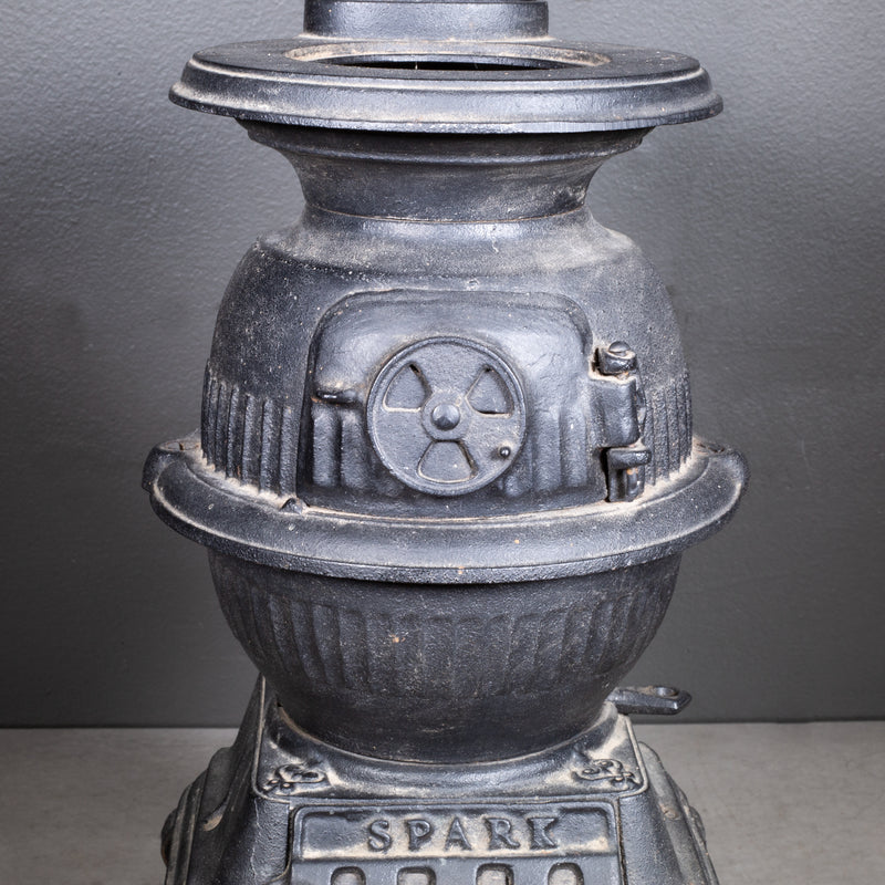 19th c. Spark Salesman's Sample Pot Belly Stove