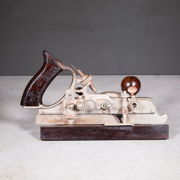 19th c. Stanley 45 Combination Rosewood Plane