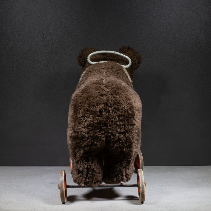 Vintage Steiff Mohair Riding Bear Toy c.1980-Germany | S16 Home