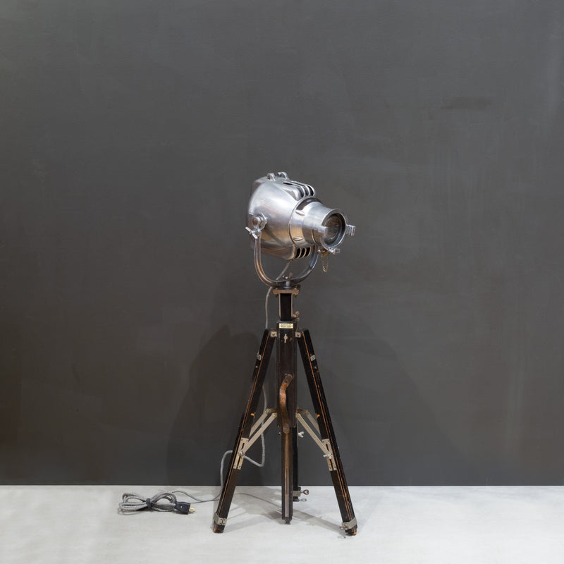 Adjustable Industrial Stage Light Table Lamp/Floor Lamp c.1900-1950