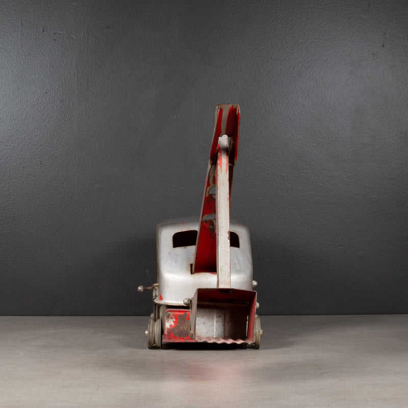 Tonka Red Steam Shovel No. 100, Clam Bucket, c.1950