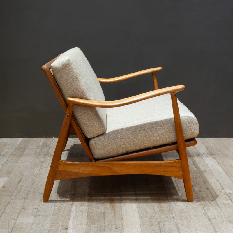 Mid-century Danish Teak Loveseat-Torben Strandgaard c.1950