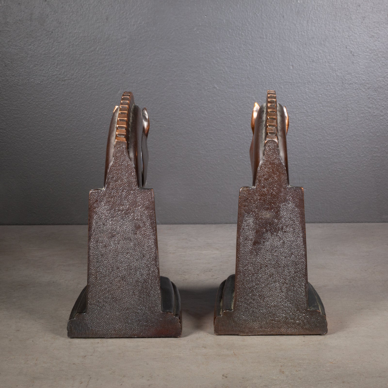 San Francisco World's Fair Trojan Horse Bookends by Dodge Inc. c