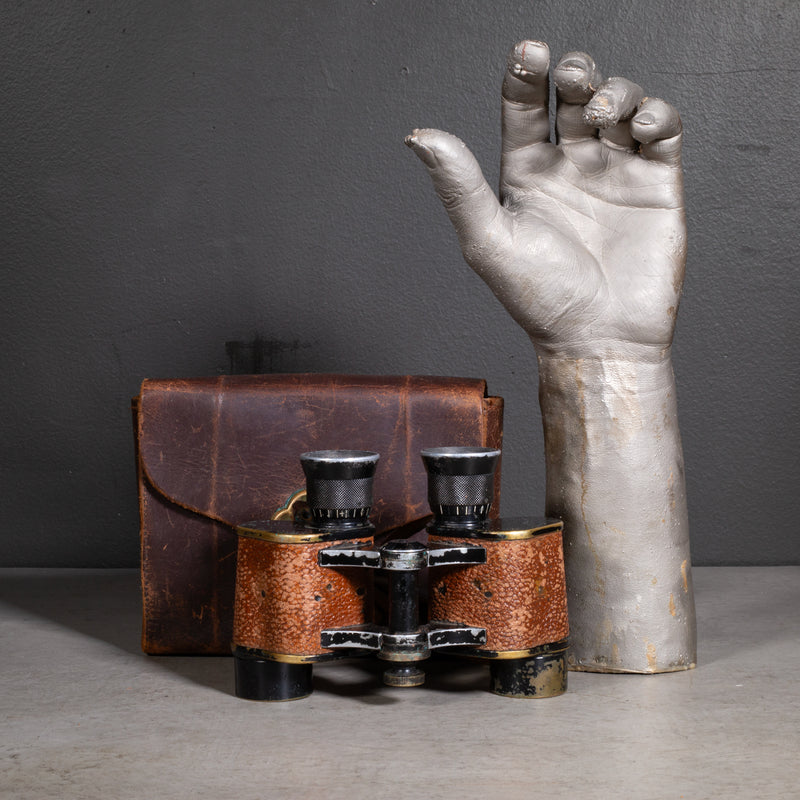 World War Era US Army Signal Corps Binoculars and Leather Case c.1940