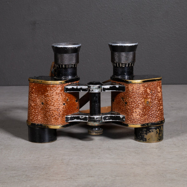 World War Era US Army Signal Corps Binoculars and Leather Case c.1940