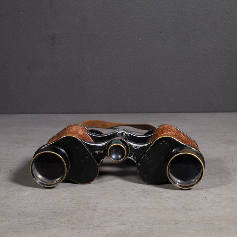 World War Era US Army Signal Corps Binoculars and Leather Case c.1940