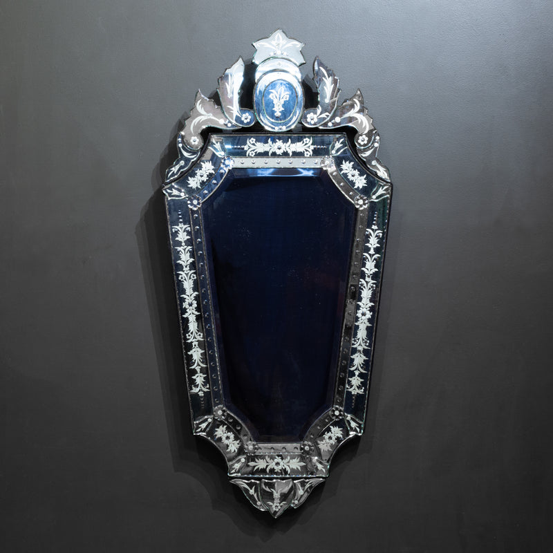 Venetian Etched Multi Panel Wall Hanging Mirror