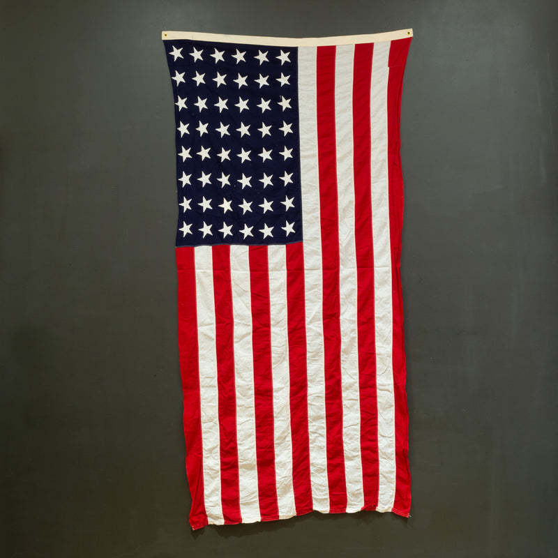 Large Early 20th c. American Flag with 48 Stars c.1940-1950