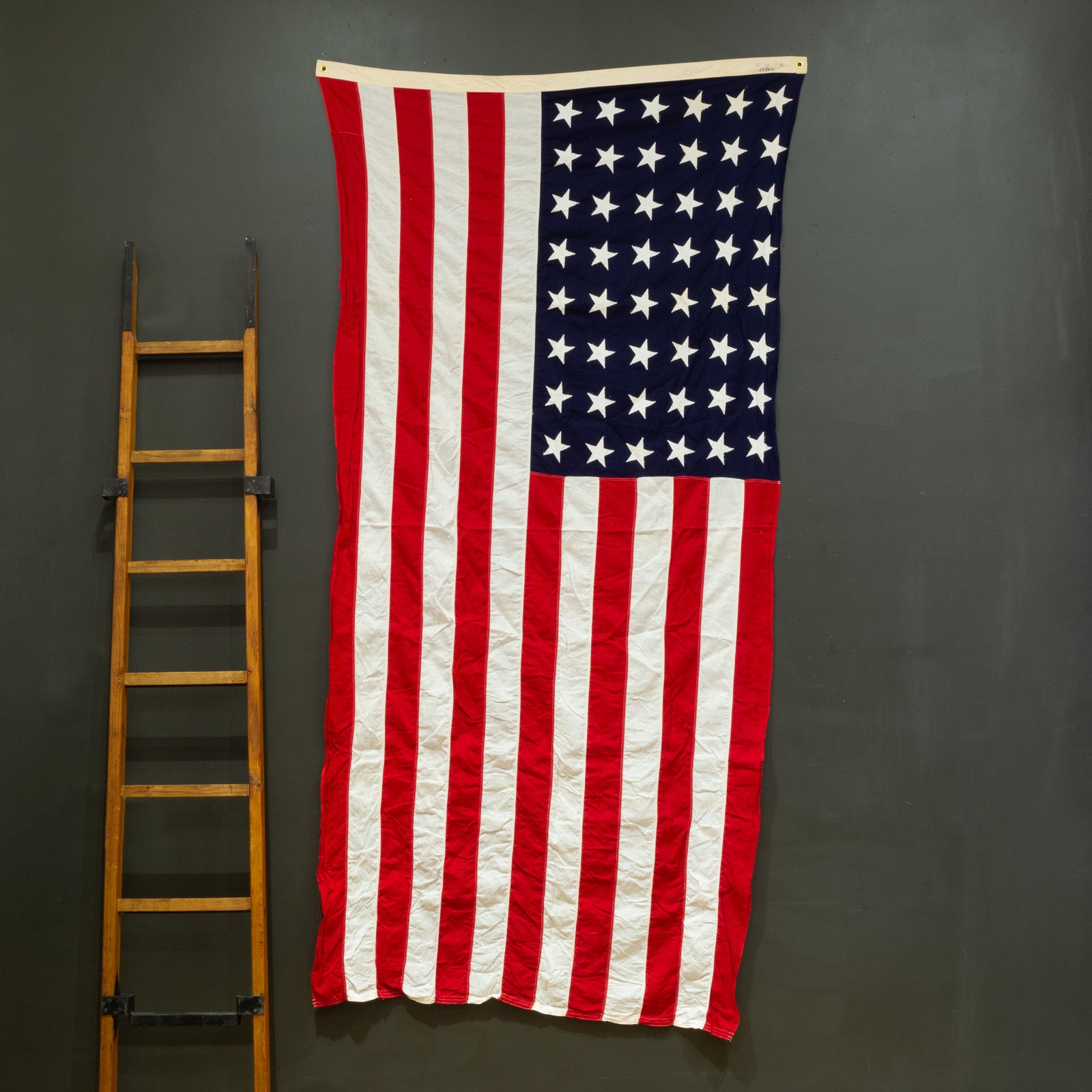 Early 20th c. American Flag with 48 Stars c.1940-1950 | S16 Home