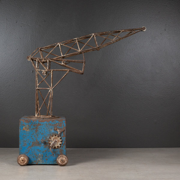 Antique French Toy Crane, c.1930